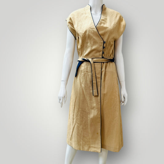 1980s nz vintage / PEPPERTREE / preppy dress / s (3907128822471087027)