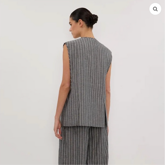 DISSH / ollie state stripe oversized vest / 12 (3907129550157180391)