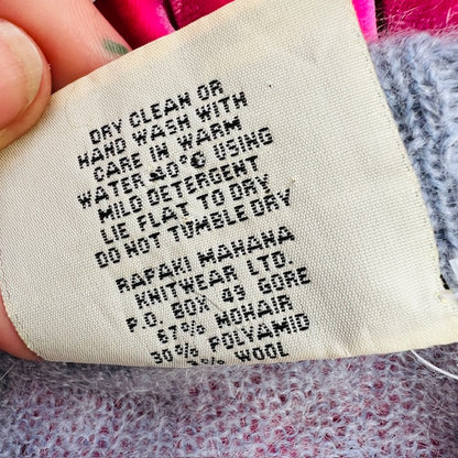 1960s nz vintage / ASPIRING / mohair cardigan / s (3907495883512111870)