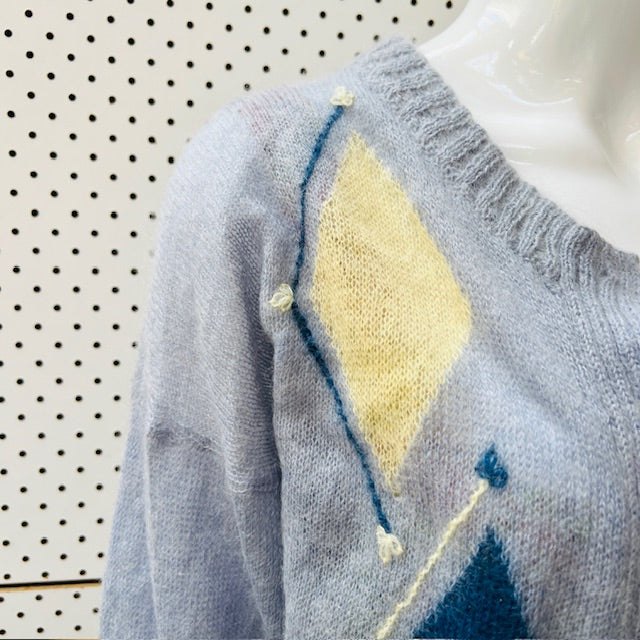 1960s nz vintage / ASPIRING / mohair cardigan / s (3907495888605193355)