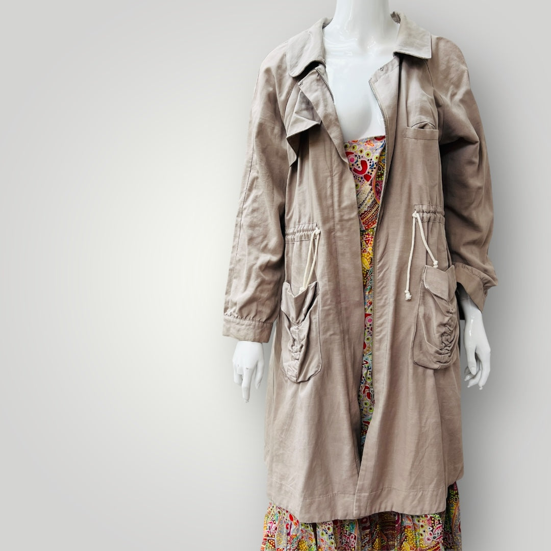 lightweight trench coat / s (3907496161211589602)