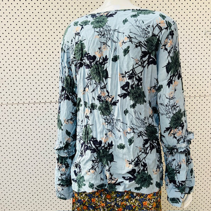 VASSALLI / blue patterned top / 14 (3907568518116785904)