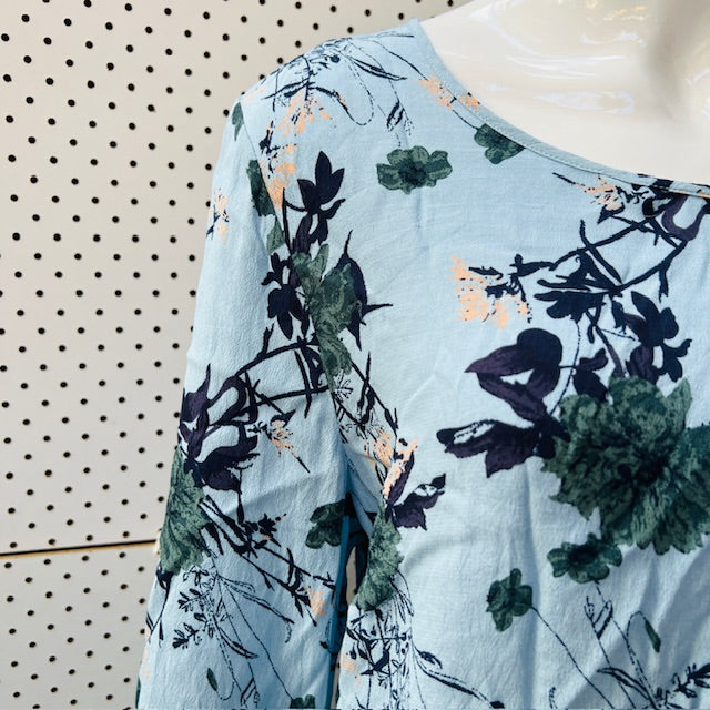VASSALLI / blue patterned top / 14 (3907568521283552091)