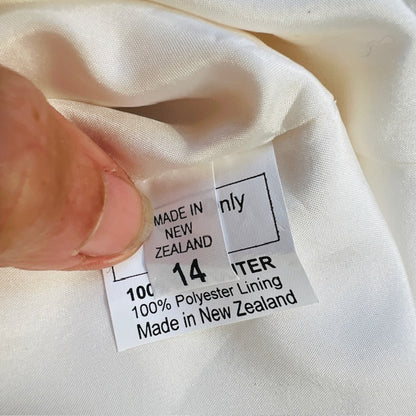 SMITH + BOSTON / silk tank / 14 / made in nz (3907568535313019132)