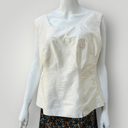 SMITH + BOSTON / silk tank / 14 / made in nz (3907569716152147044)