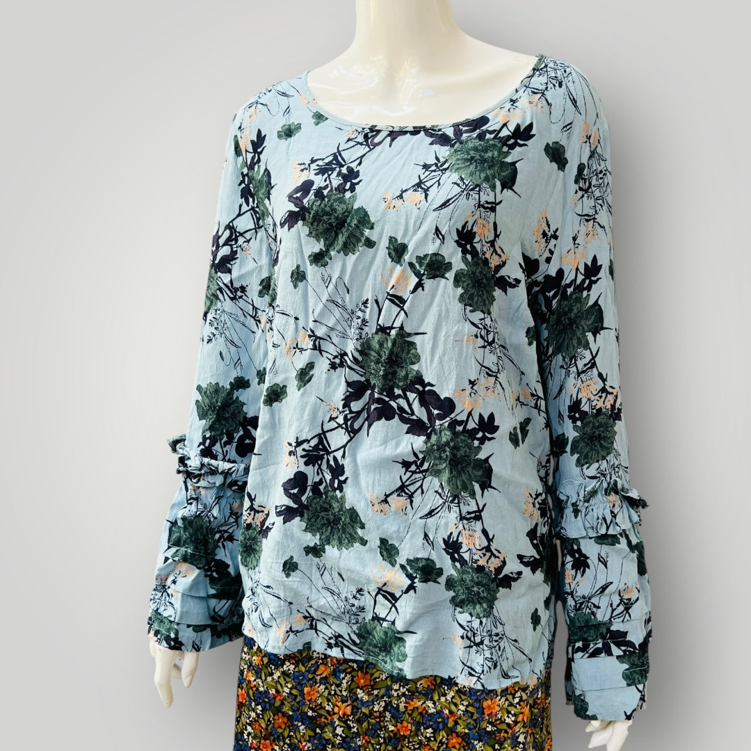 VASSALLI / blue patterned top / 14 (3907569722951134921)