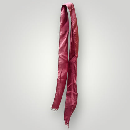 vintage SILK / long scarf / pink (3907685548449616846)
