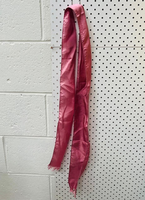 vintage SILK / long scarf / pink (3907689313961771967)