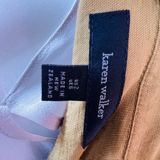 KAREN WALKER / green jacket / s / made in nz (3907770884159687476)