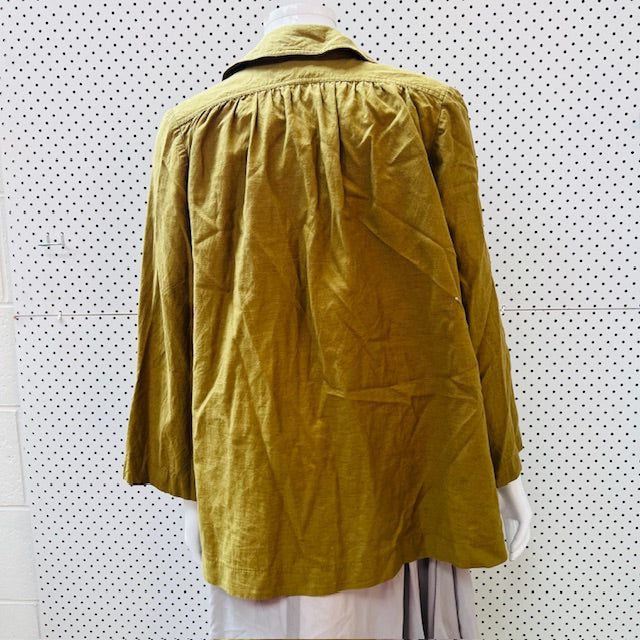 KAREN WALKER / green jacket / s / made in nz (3907770886321392925)