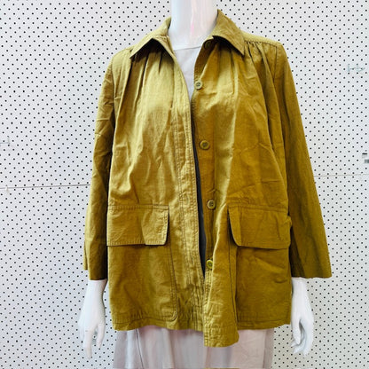 KAREN WALKER / green jacket / s / made in nz (3907770889542594331)