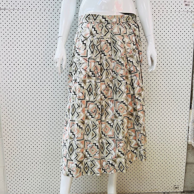1960s vintage / hand made full skirt / s (3907770905411615605)