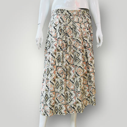 1960s vintage / hand made full skirt / s (3907770997926337143)