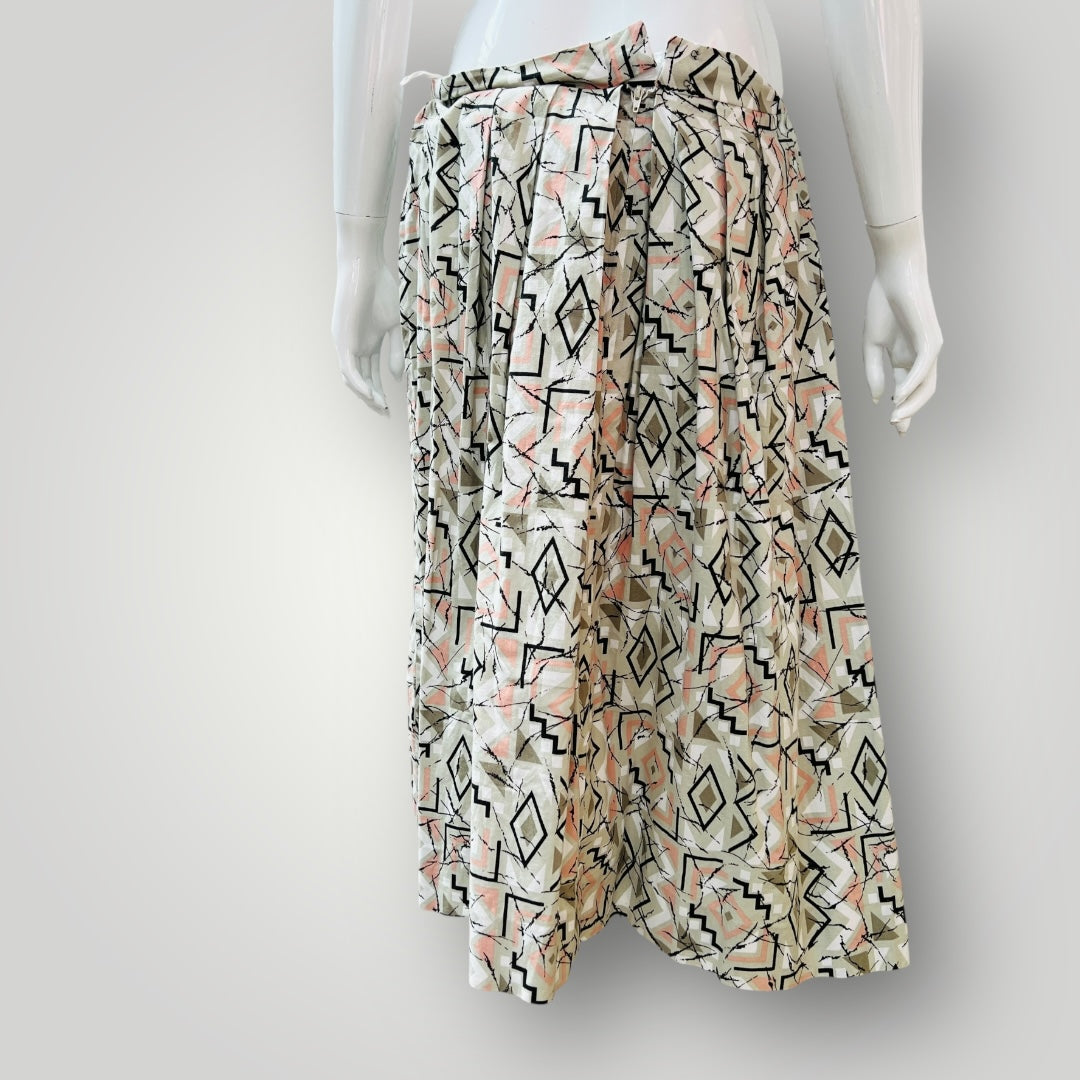 1960s vintage / hand made full skirt / s (3907770999637174456)