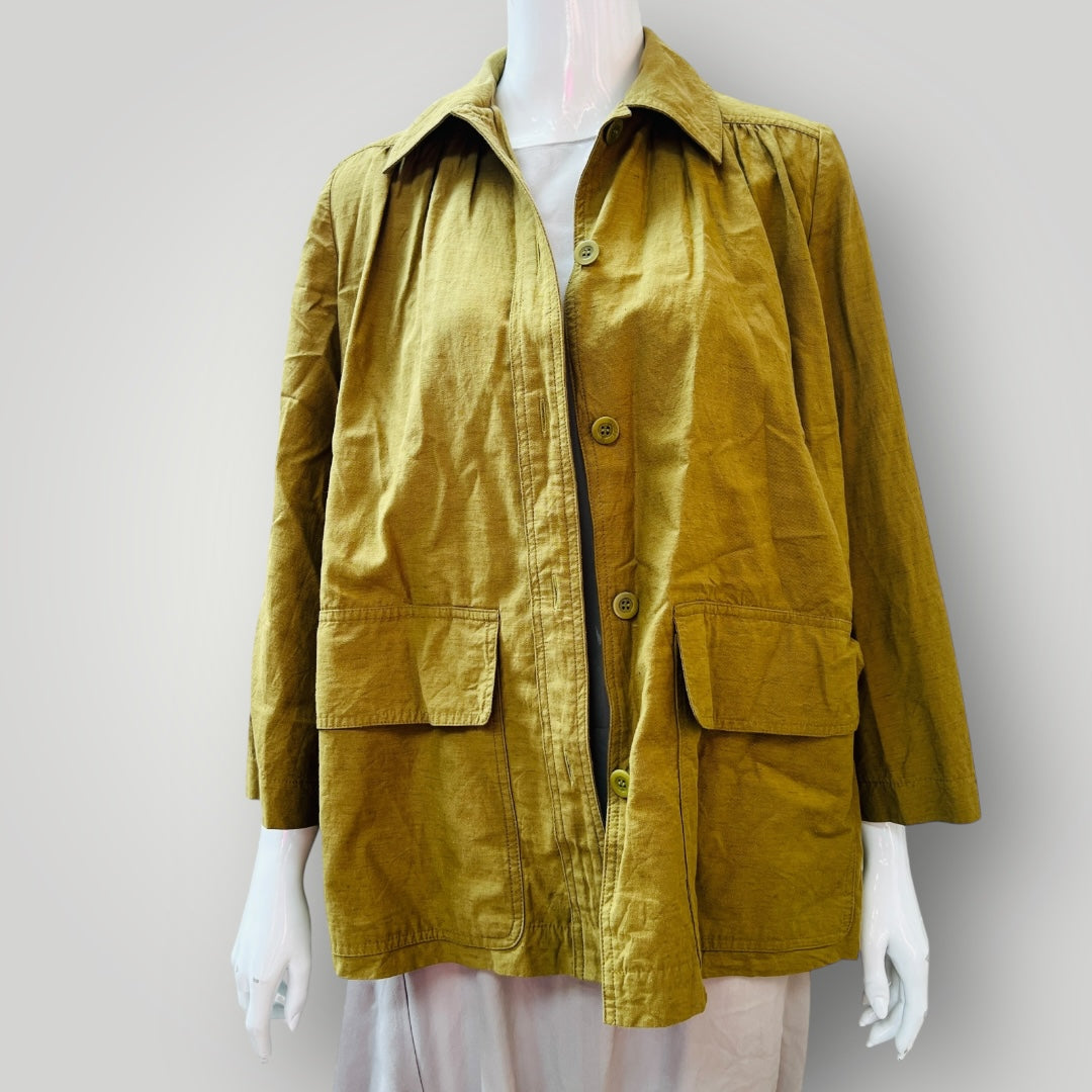 KAREN WALKER / green jacket / s / made in nz (3907771006133958801)