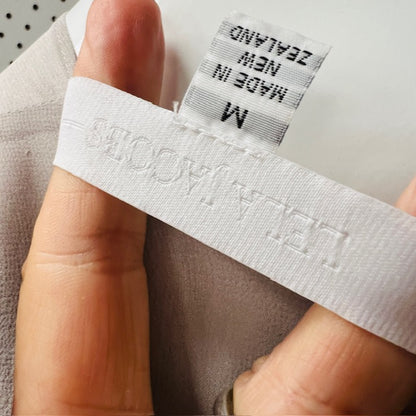 LELA JACOBS / 'idle' silk dress / m / made in nz (3908635658513496494)