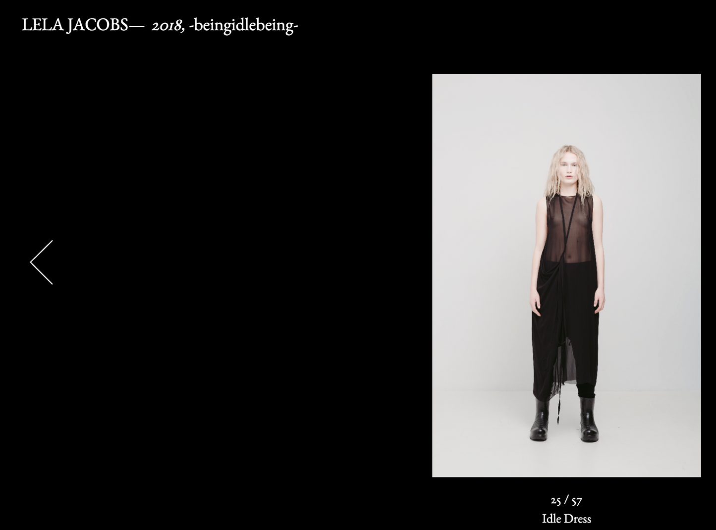 LELA JACOBS / 'idle' silk dress / m / made in nz (3909203454056841511)