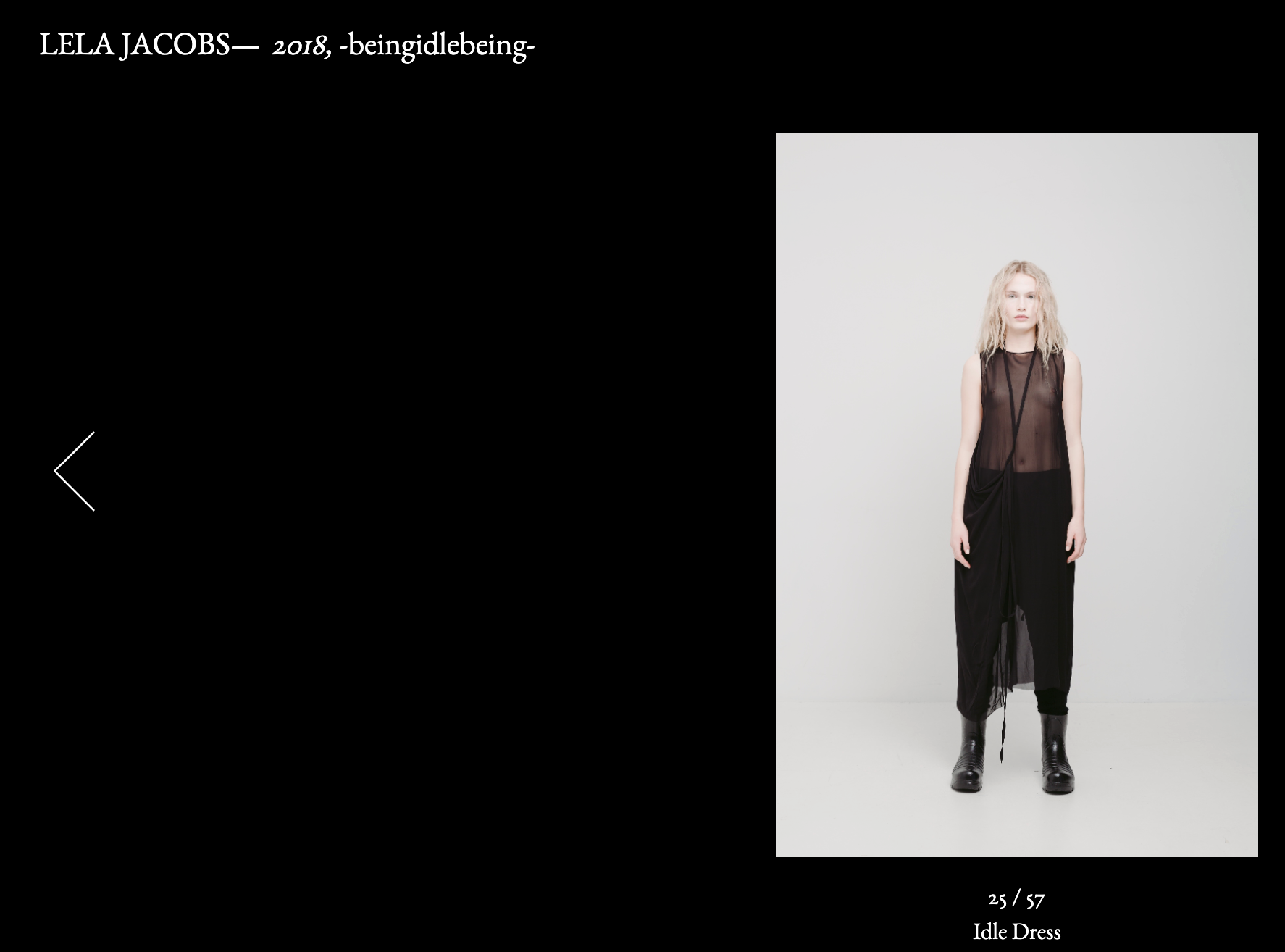 LELA JACOBS / 'idle' silk dress / m / made in nz (3909203454056841511)