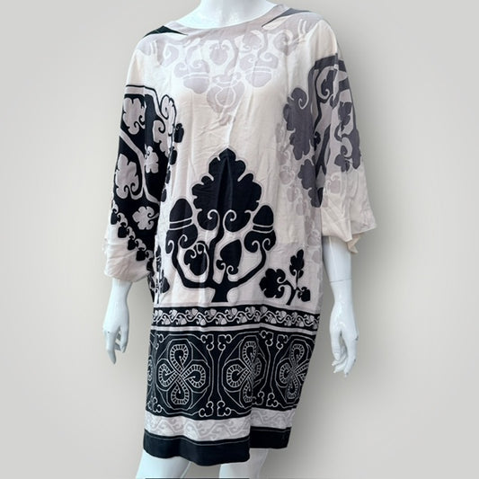 TRELISE COOPER / 'frangelico' silk dress / 12 (3909214212819984872)