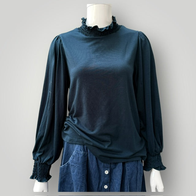 COMPANIA FANTASTICA / romantic blouse / s (3909214232260190774)