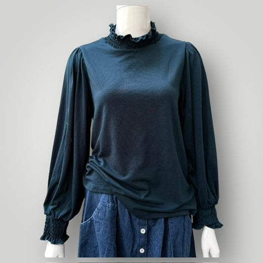 COMPANIA FANTASTICA / romantic blouse / s (3909214232260190774)