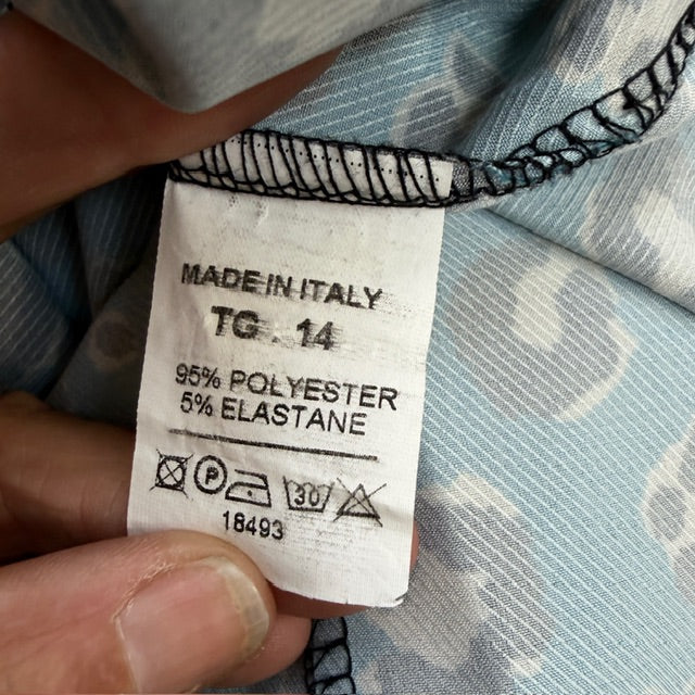 made in italy / high necked romantic leopard print blouse / 14 (3909214244203475252)