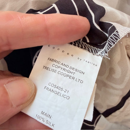 TRELISE COOPER / 'frangelico' silk dress / 12 (3909214313022609508)