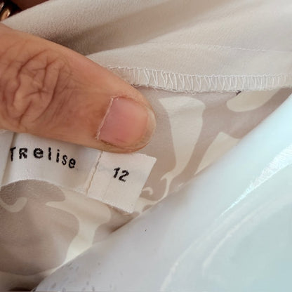 TRELISE COOPER / 'frangelico' silk dress / 12 (3909214314781142348)