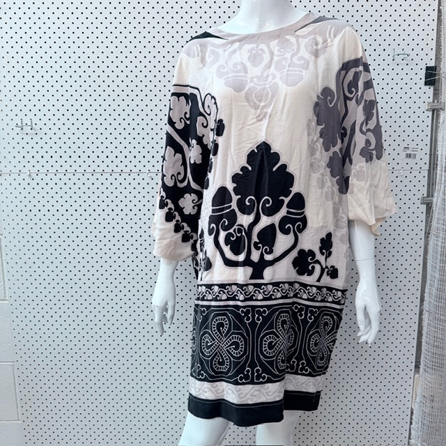 TRELISE COOPER / 'frangelico' silk dress / 12 (3909214321892054787)