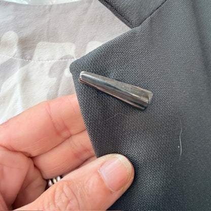 JANE DANIELS / khaki wool blazer / 16 (3909214329249013603)