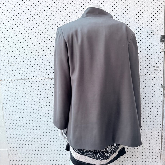 JANE DANIELS / khaki wool blazer / 16 (3909214330984335604)