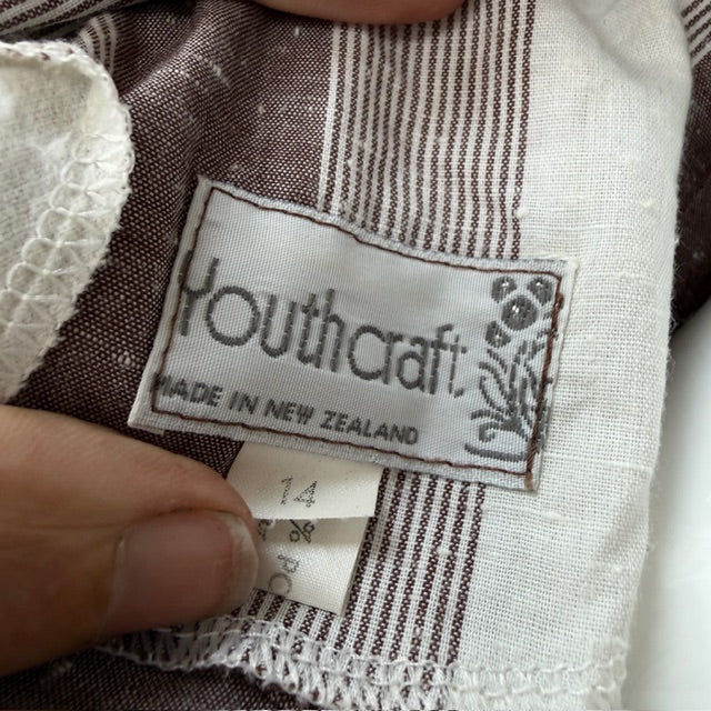 1980s vintage / YOUTHCRAFT / button up dress / s / made in nz (3909293968856251228)