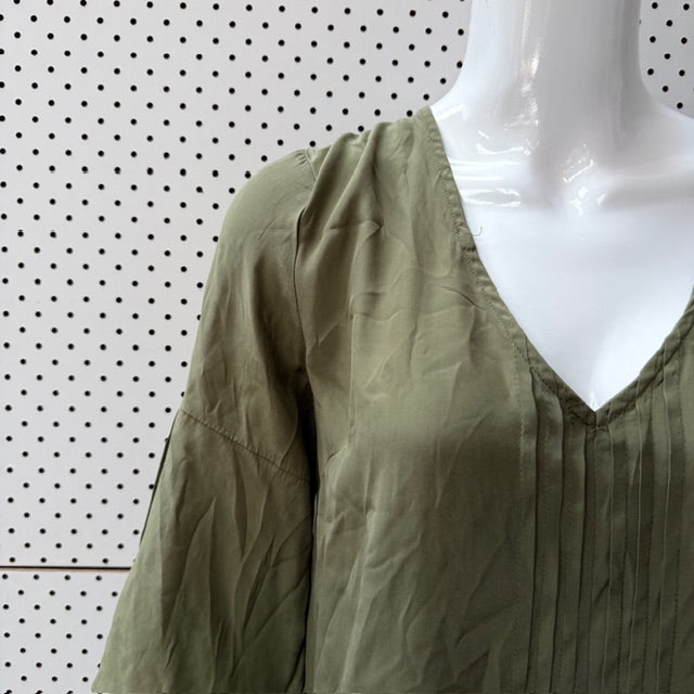 FATE / green silk dress / s (3909293995688186661)