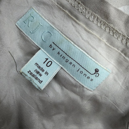 2000s vintage / RJC / silk dress / 10 / made in nz (3909294015494159949)