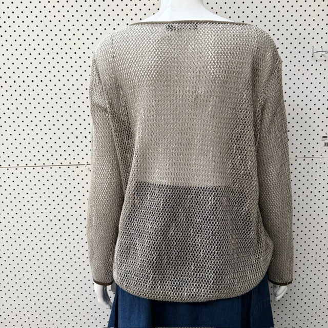 y2k vintage / PHILOSOPHY / open weave knit jumper / 16 (3909294048888833440)