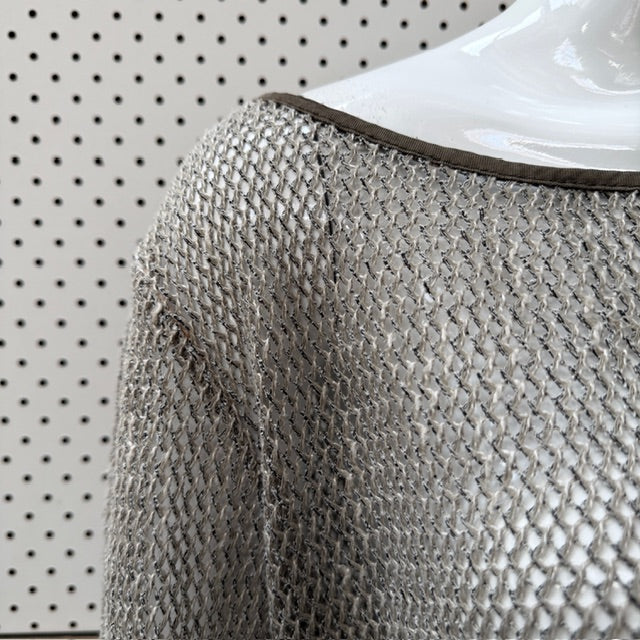 y2k vintage / PHILOSOPHY / open weave knit jumper / 16 (3909294053037798363)