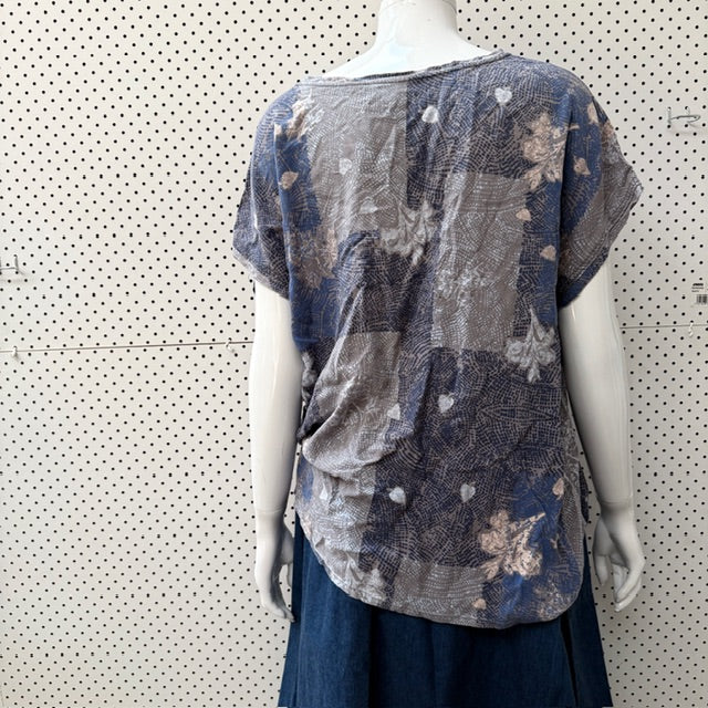 NOA NOA / soft blue top / m (3909294077487748605)