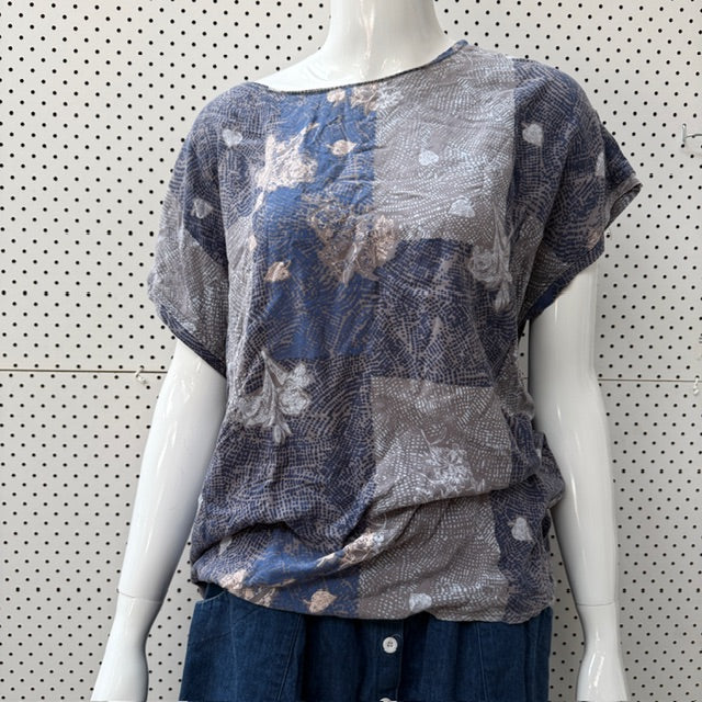 NOA NOA / soft blue top / m (3909294081204224562)