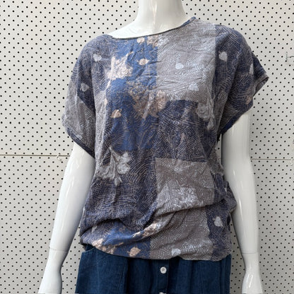 NOA NOA / soft blue top / m (3909294081204224562)