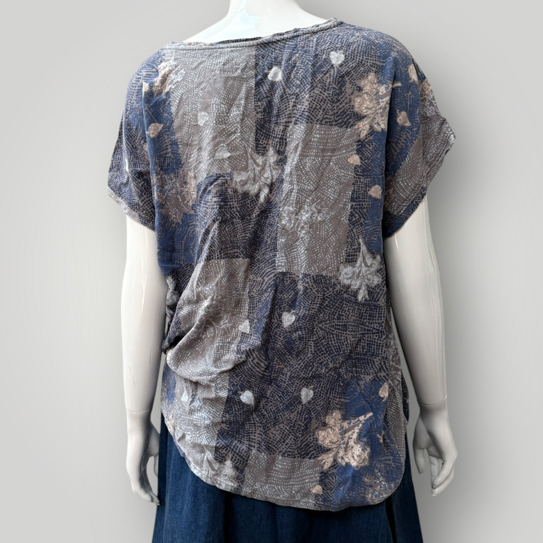 NOA NOA / soft blue top / m (3909294503159883942)