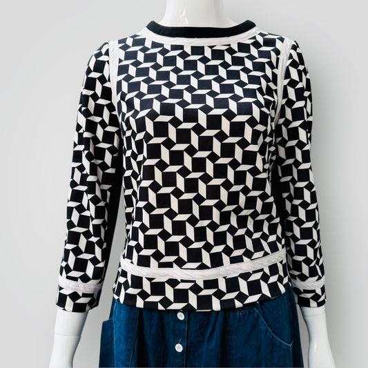 S'MAX MARA / geometric top / s (3909314185019909465)