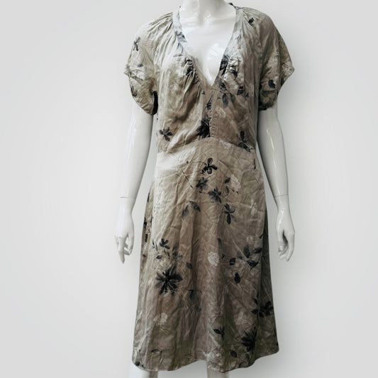 2000s vintage / RJC / silk dress / 10 / made in nz (3909314189912707807)