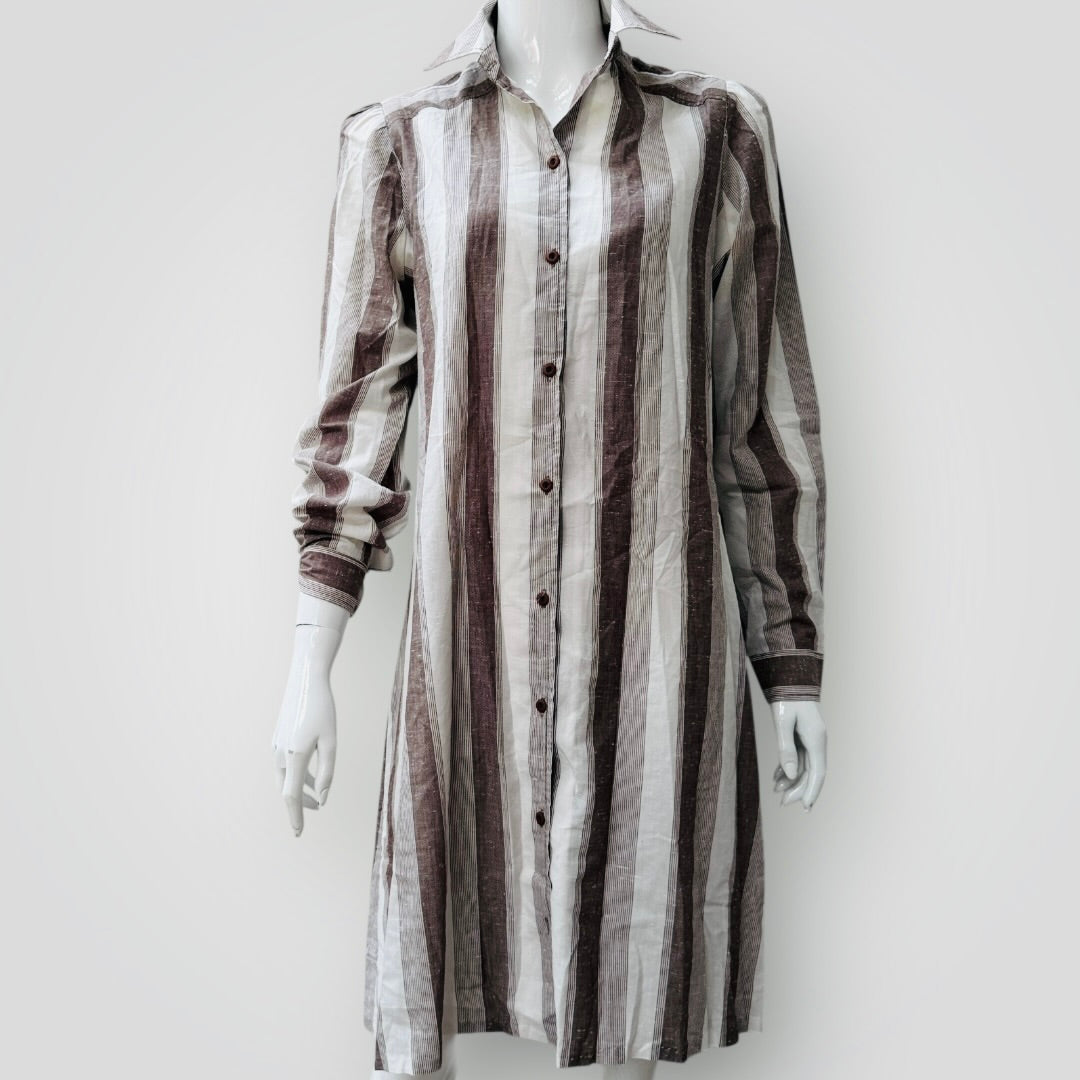 1980s vintage / YOUTHCRAFT / button up dress / s / made in nz (3909314204740558476)