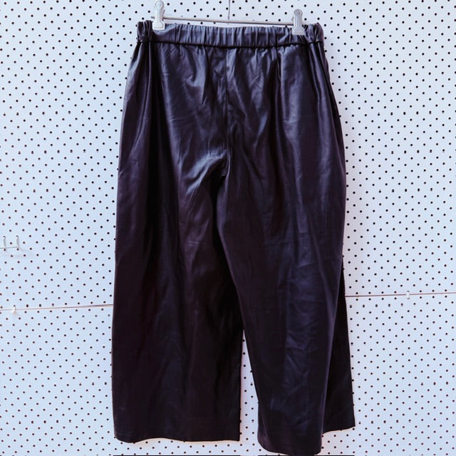 NOISY MAY / vegan leather culottes / m (3909391323215857217)