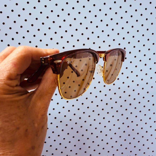 Ray-Ban / Clubmaster sunglasses / made in italy (3909391505813329117)