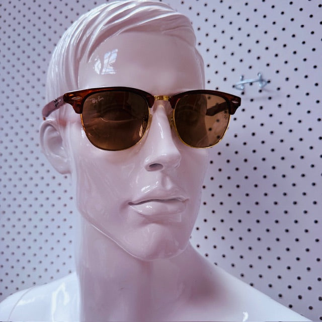 Ray-Ban / Clubmaster sunglasses / made in italy (3909391512496413406)