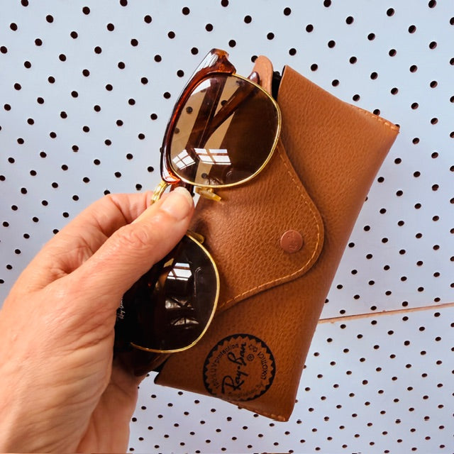 Ray-Ban / Clubmaster sunglasses / made in italy (3909391513968979899)