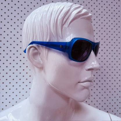KATE SYLVESTER / 'elizabeth' sunglasses in blue (3909391630717267971)