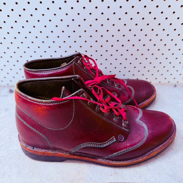 1990s vintage / LAST FOOTWEAR CO / handmade leather boots / made in nz / 42-43 (3909391667776560581)