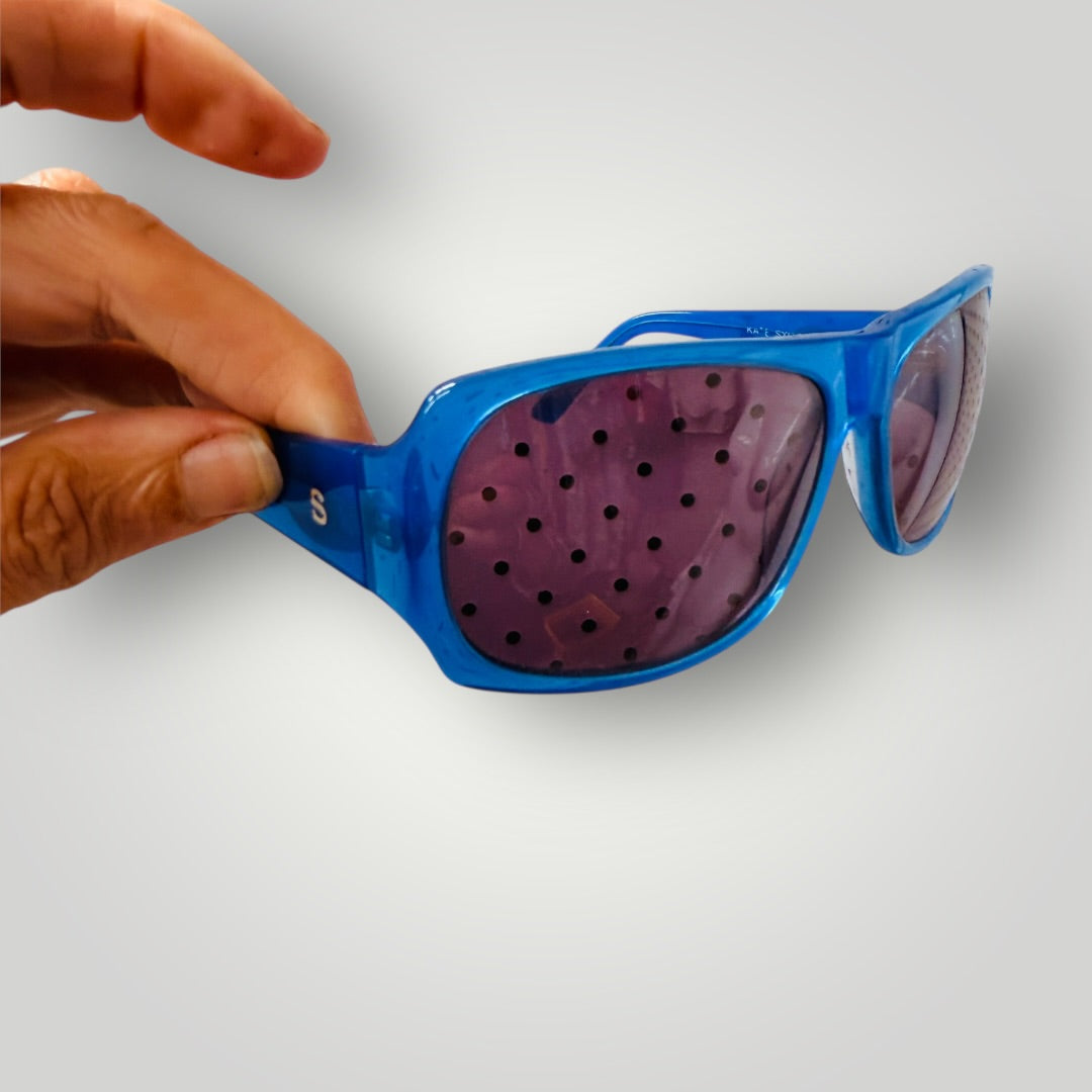 KATE SYLVESTER / 'elizabeth' sunglasses in blue (3909392305882367909)